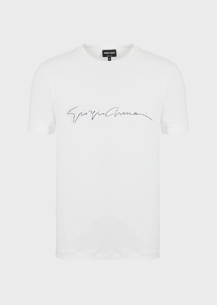 Cotton, silk and cashmere jersey T-shirt 06