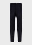 Drawstring trousers in 3D-effect fabric 04