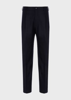 Drawstring trousers in 3D-effect fabric 04